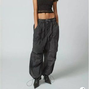 Urban Outfitters Sloan Nylon Distressed Balloon leg Pants